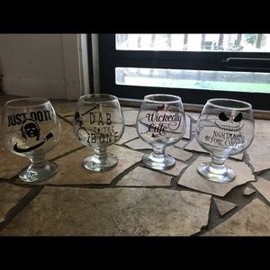 Halloween wine glasses